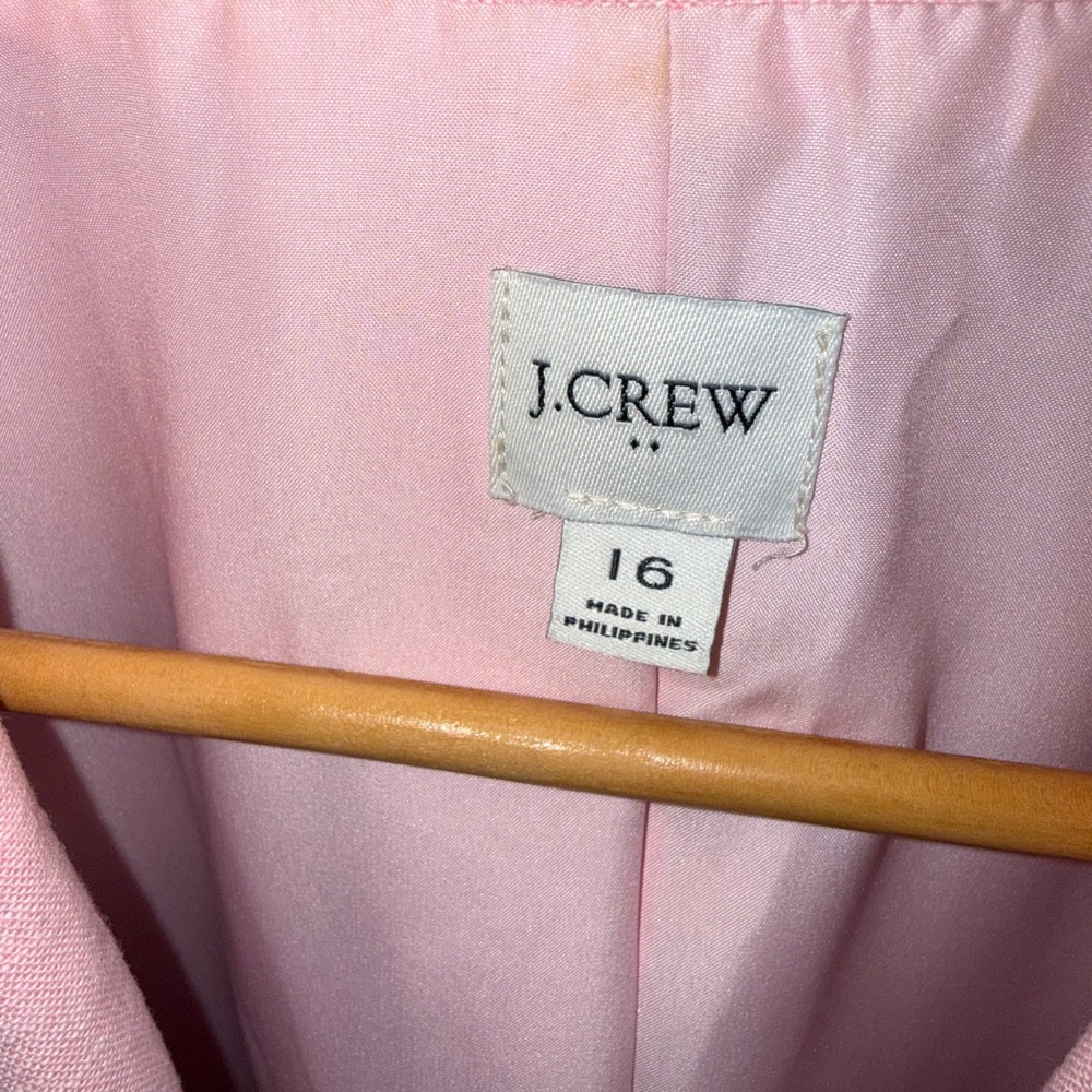 J. Crew Light Pink Single-Button Blazer - Picture 5 of 7